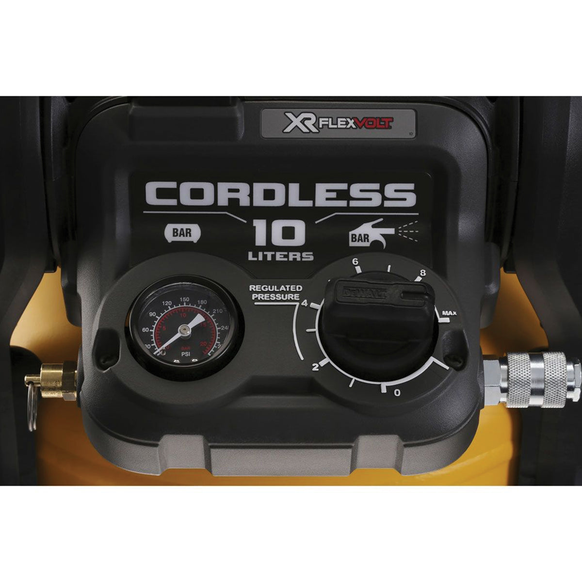 Compresseur XR 54v FLEXVOLT 10 litres (CORPS DE MACHINE - SANS BATTERIES) - DeWALT - DCC1054N-XJ Compresseur XR 54v FLEXVOLT 10 litres (CORPS DE MACHINE - SANS BATTERIES) - DeWALT - DCC1054N-XJ